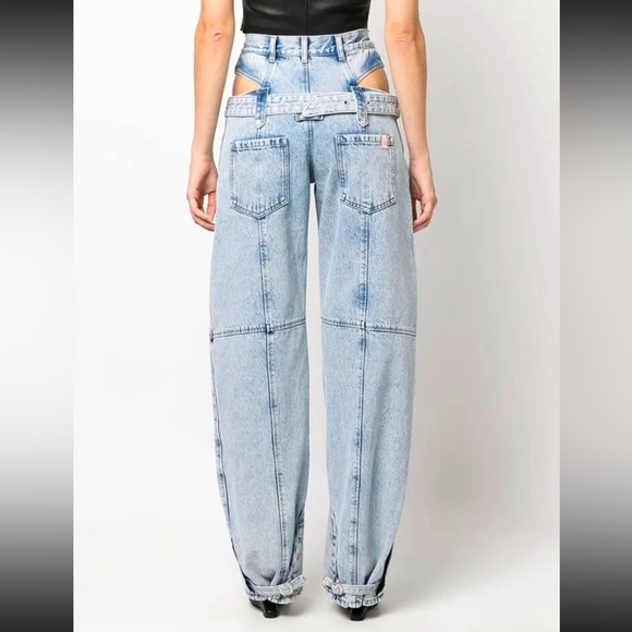 Women’s cutout waist jeans - Picture 3 of 4